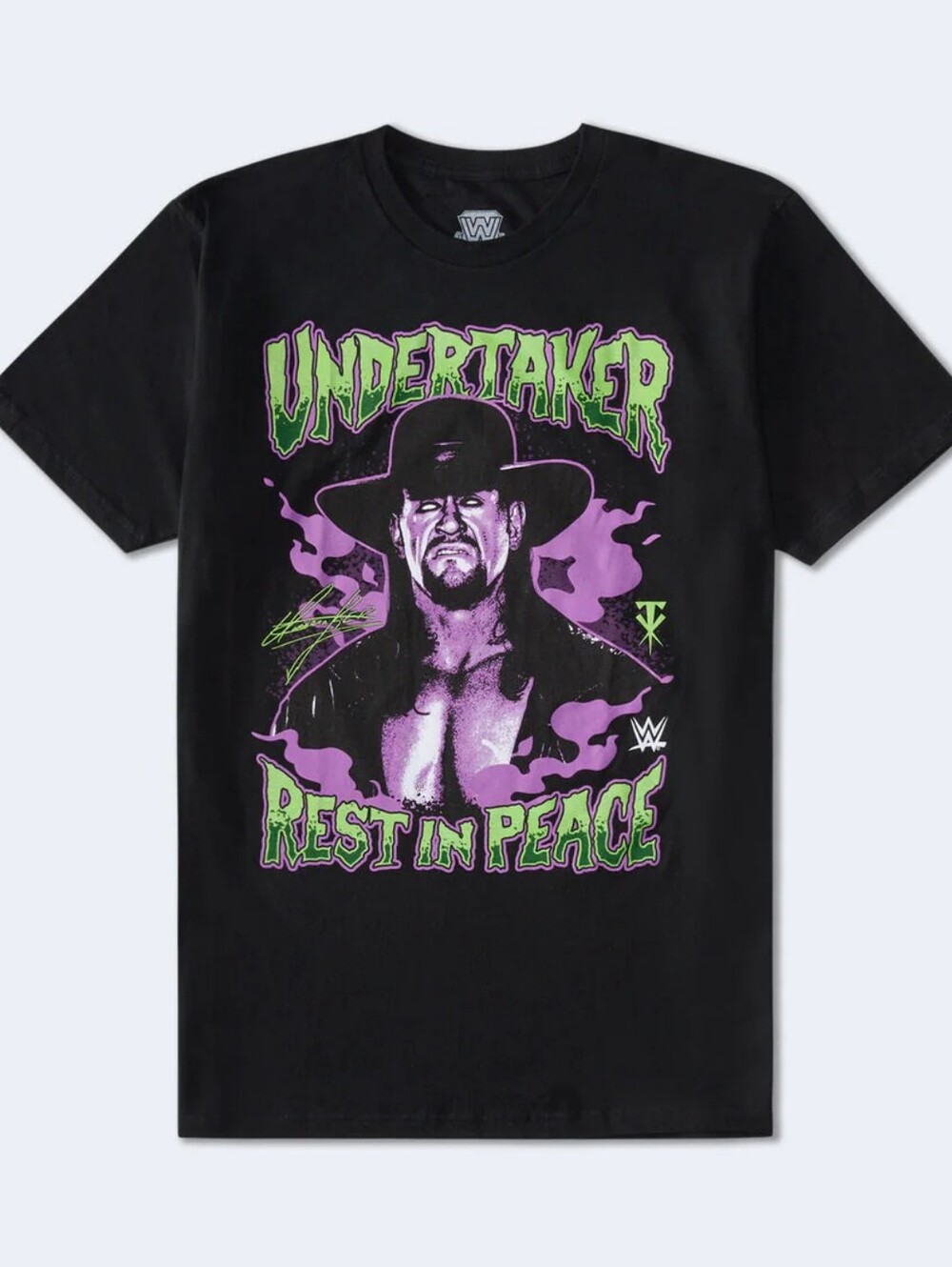 WWE Undertaker Black T-Shirt 2XL 🔥 WWF Wrestling Shirt 🆕 Rest In Peace